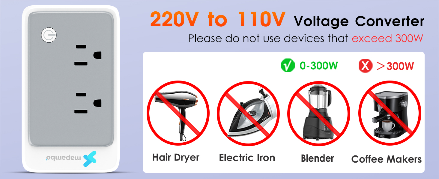 220V to 110V voltage converter