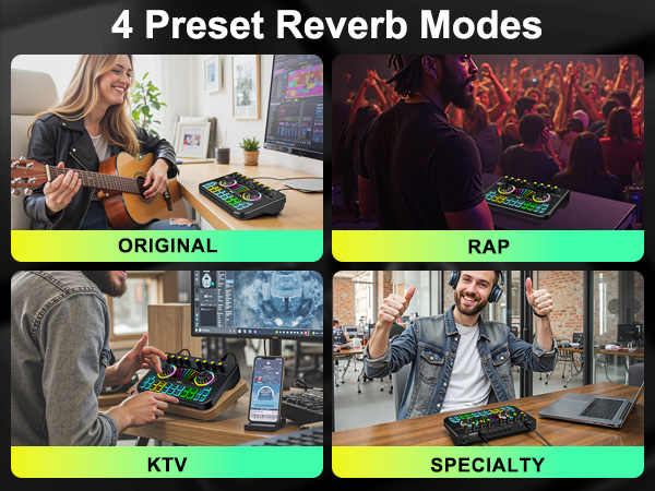 podcast equipment bundle, live streaming equipment voice changer,dj mixer,audio mixer,studio