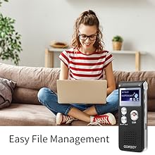 Audio Recorder for Easy file management