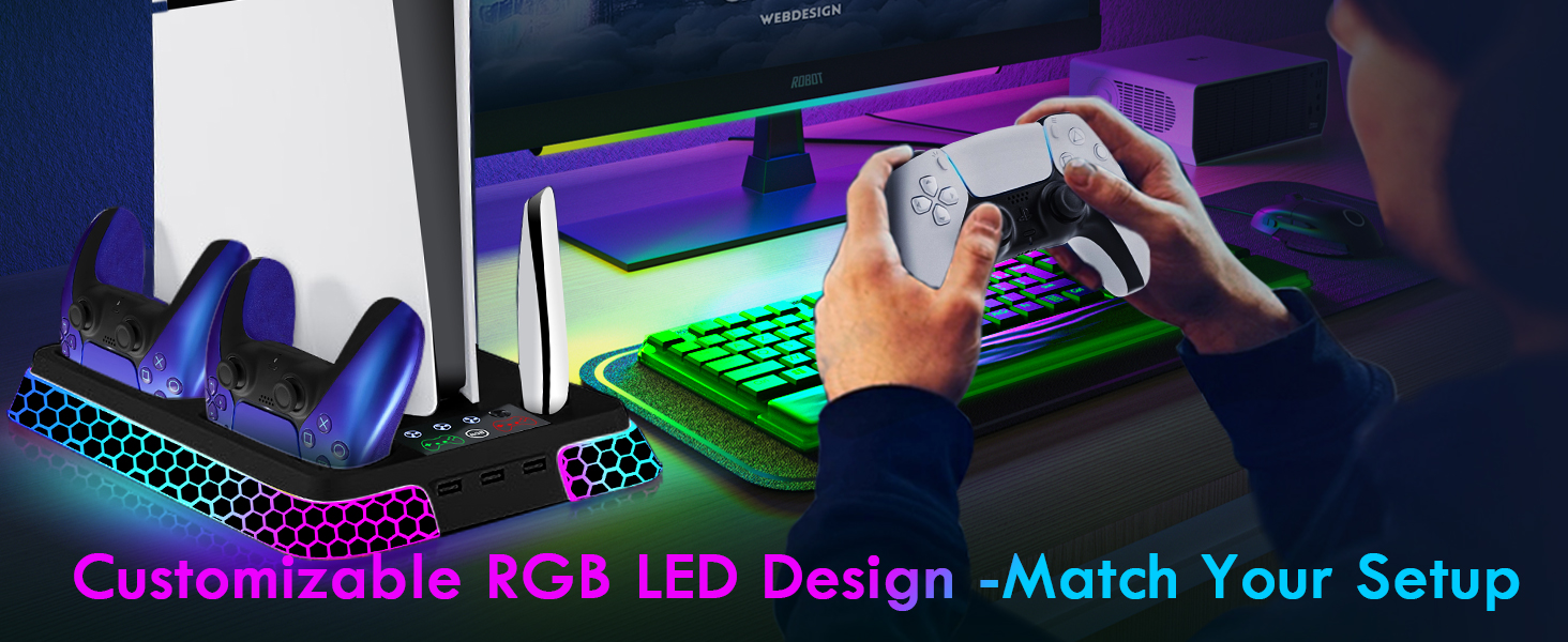 Customizable RGB LED Design -Match Your Setup