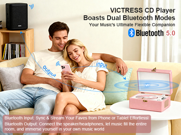 pink cd player portable