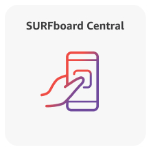 easy setup with surfboard central app