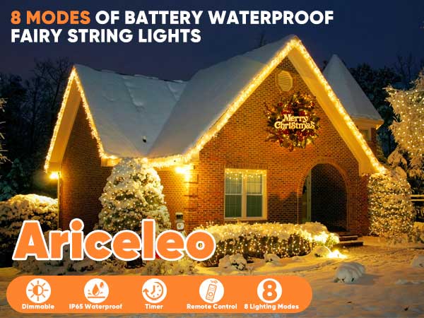 Waterproof Fairy Lights Warm White Fairy LightsOutdoor Fairy Lights Bedroom Fairy Lights