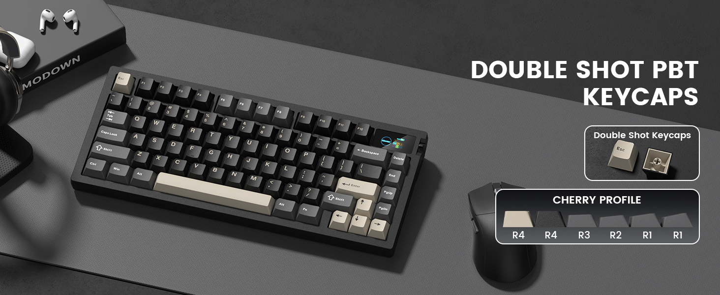 DOUBLE SHOT PBT KEYCAPS