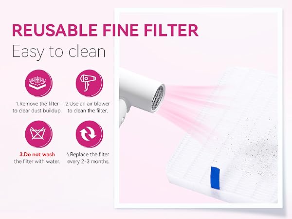 Nail Dust Collector Filter