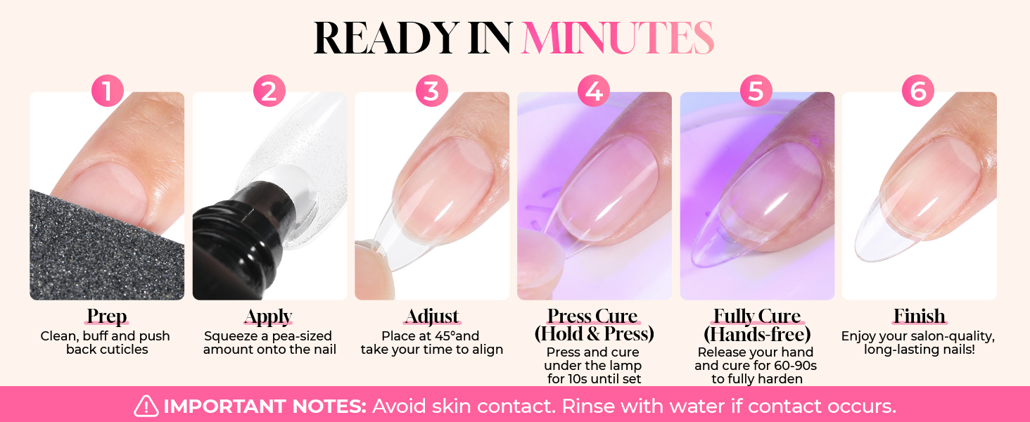 brush on nail glue