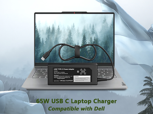 For Dell 65W Laptop Charger