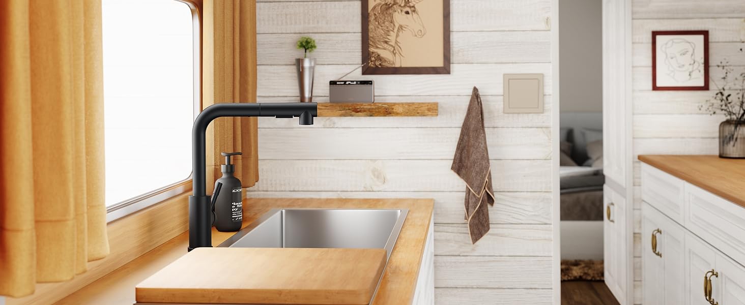 Faucet for Kitchen Sink 1 or 3 Hole