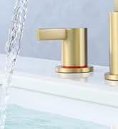 gold bathroom faucet