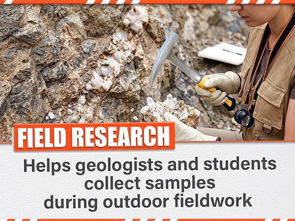 geology pick field research gunsmith geologist student rock sample collection tool