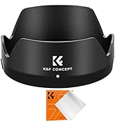 K&amp;F Concept Lens Hood for Canon EF 50mm f/1.8 STM Lens, Reversible Snap on Camera Lens Shade Repl...