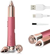 iMusthav 2 in 1 Eyebrow and Facial Hair Remover for Women Painless Electric Razor Epilator Trimme...