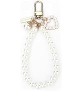 SHTALHST Pearl Keychain Love Pearl Keychians Car Keychain Wristlet Keychains Pearls Keycharm Acce...