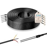 Diymore DS18B20 Temperature Sensors, 5pcs 2M Waterproof Digital Probes with Stainless Steel Cable...
