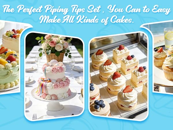 Piping Bags and Tips Set