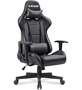 Homall Gaming Chair, Office Chair High Back Computer Chair Leather Desk Chair Racing Executive Er...