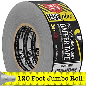120 ft Jumbo Roll Of Gaffer Tape - Tape Plus