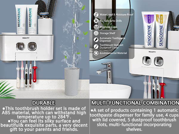 Toothbrush Holders for Bathrooms