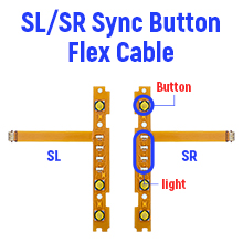 SL/SR Sync Button Flex Cable