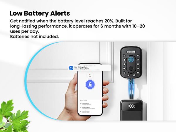 Low Battery Alerts