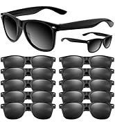 ASTARON Black Sunglasses Bulk, 6/12/24/48 pack Neon Sunglasses Party Favors for Summer Beach Pool...