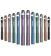 FASTPRO 12-Pack Pen Light, Aluminum LED Penlights with Batteries Included &amp; Pre-Installed, Pocket...
