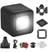 SmallRig RM01 Mini LED Video Light Waterproof Portable Lighting Kit with 8 Color Filters, Dimmabl...