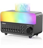 TMEHM 2026 4-in-1 Aroma Essential Oil Diffuser with Bluetooth Speaker Function, Humidifier, 12 Co...