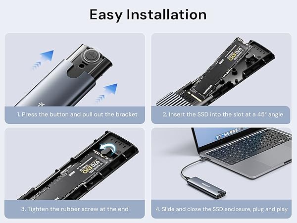 external nvme enclosure nvme dock enclosure ssd cloner nvme cloner