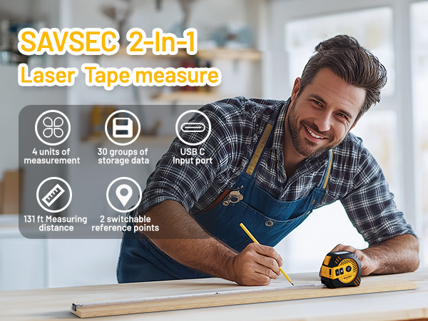 131ft laser measure device