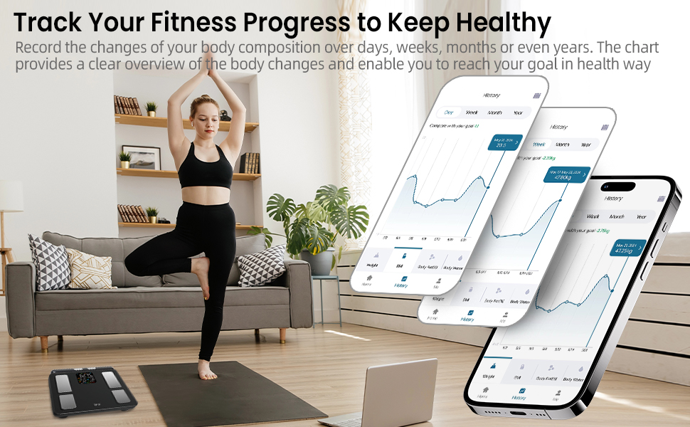 smart scale for body weight digital weight scale bathroom scale electric body fat scale 