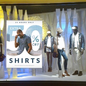 acrylic window sign holder