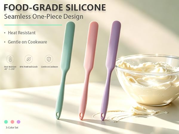spatulas silicone heat resistant
