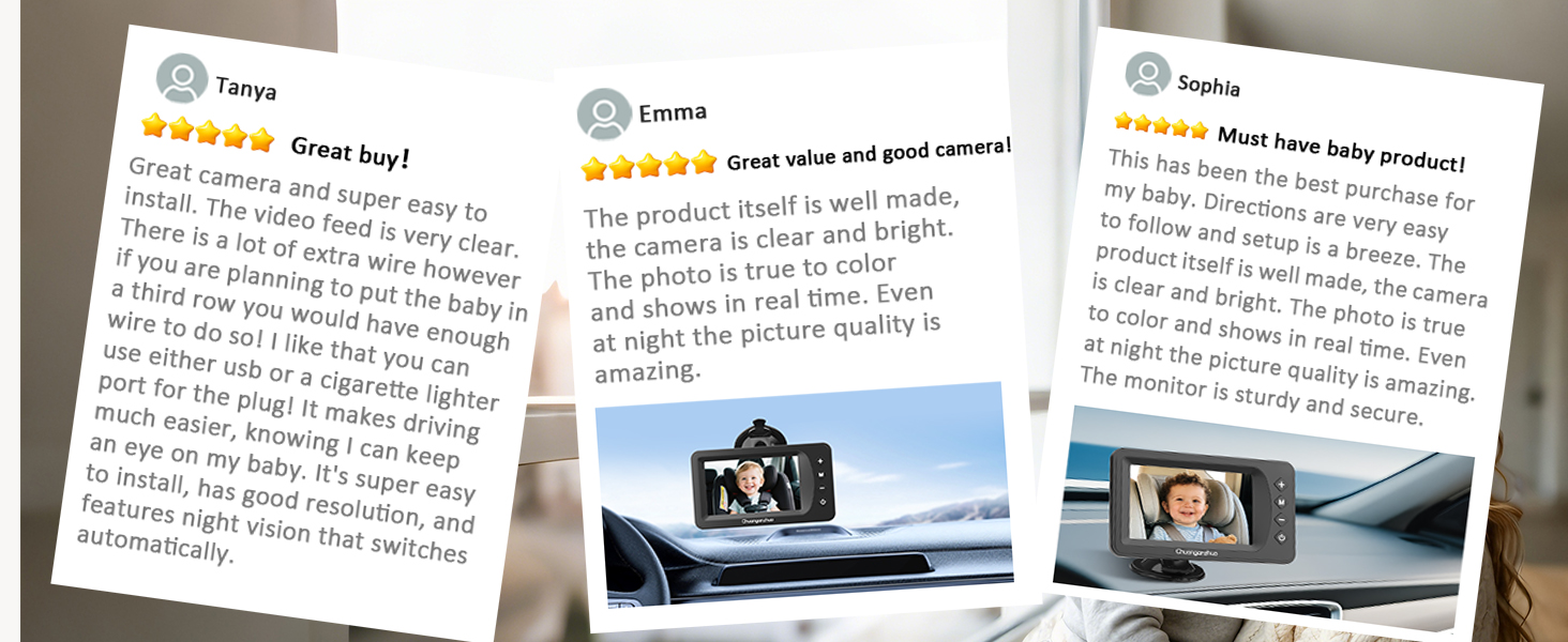 car baby camera usb powered