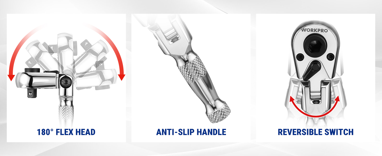 1/4 flex head ratchet