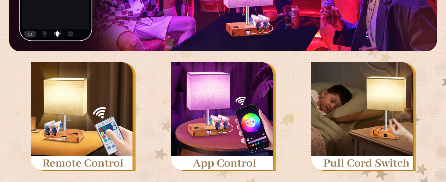Table Lamp Work with APP Control