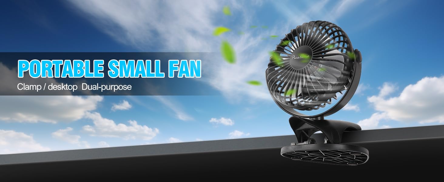 clip on fan for bed,rechargeable fan portable,camping fan