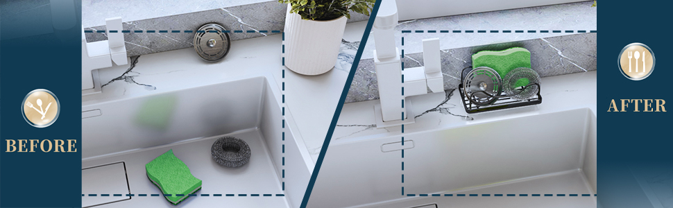 sponge holder for kitchen sink caddy organizer sponge holder caddy organizer