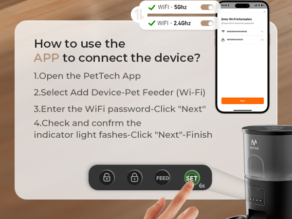 Pet Dry Food Dispenser