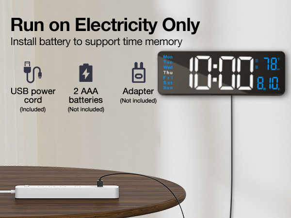 led clock