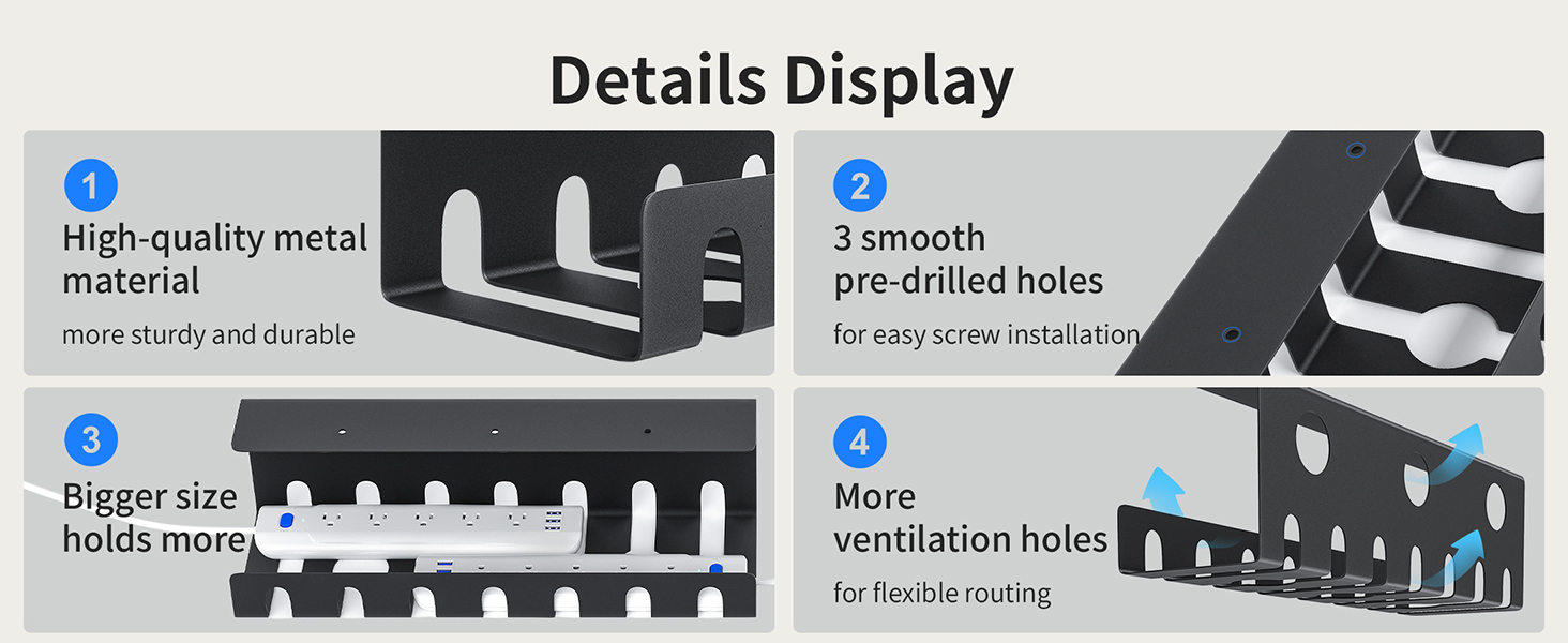 cable management under desk cable tray cable organizer cord organizer wire management