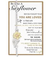 Tarsus Sunflower Gifts for Women Teen Girls, Sunflower Bracelets for Women