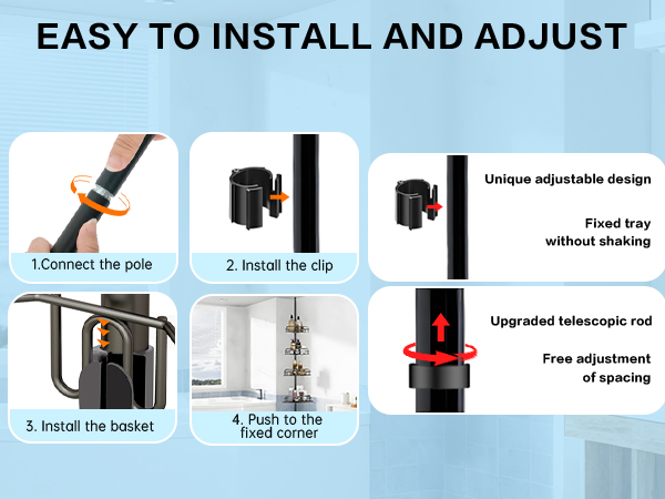 4-Tier Bathroom Organizer