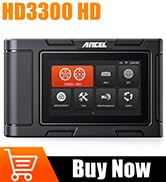 ANCEL HD3300 HD Truck Scanner Diagnostic Tool with DPF Regen, All System Heavy Duty Truck Scan To...