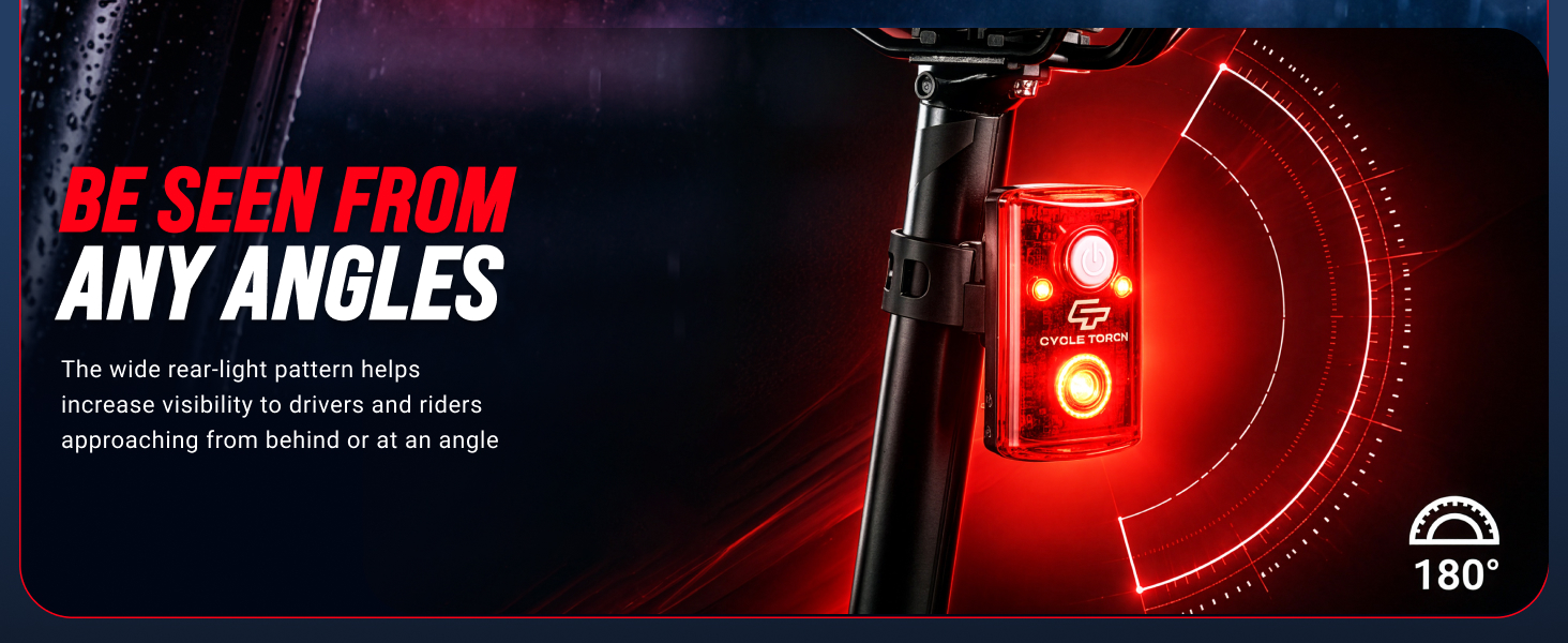 Cycle Torch Shark 550 rechargeable bike headlight