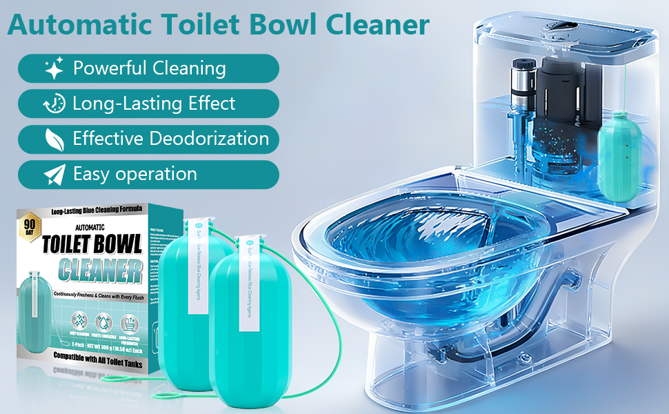 Automatic toilet bowl cleaner