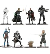 Disney Store Official Star Wars: The Mandalorian Figure Set – 8 Fully Sculpted Star Wars Figures ...