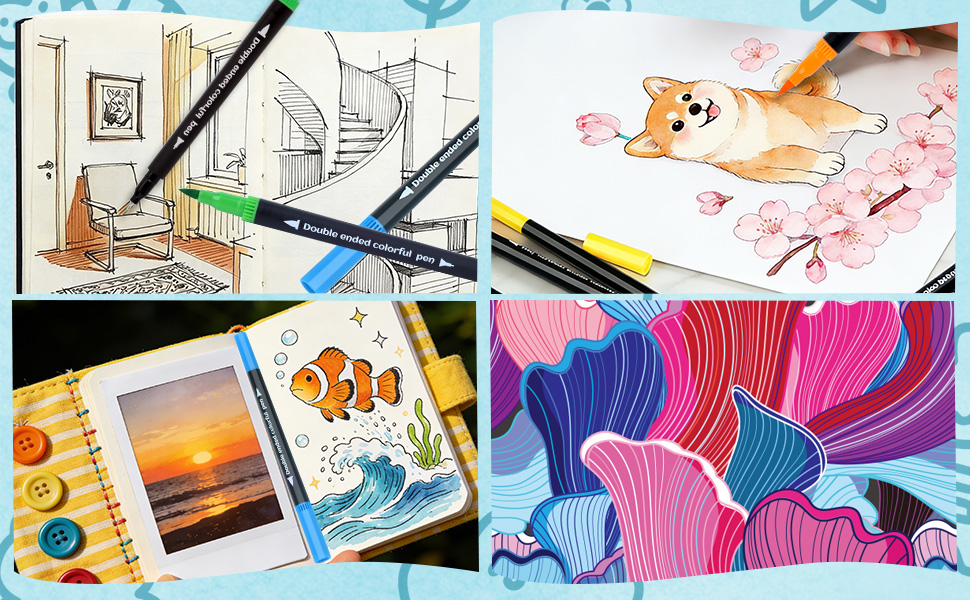 Artist Marker Pens for Illustration