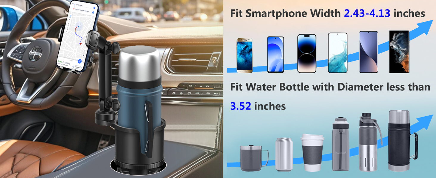 Easkkty cup holder phone holder