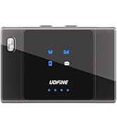 UDFINE Wireless Lavalier Microphone for iPhone, Android Clip on Mic with Noise Cancellation, 320f...